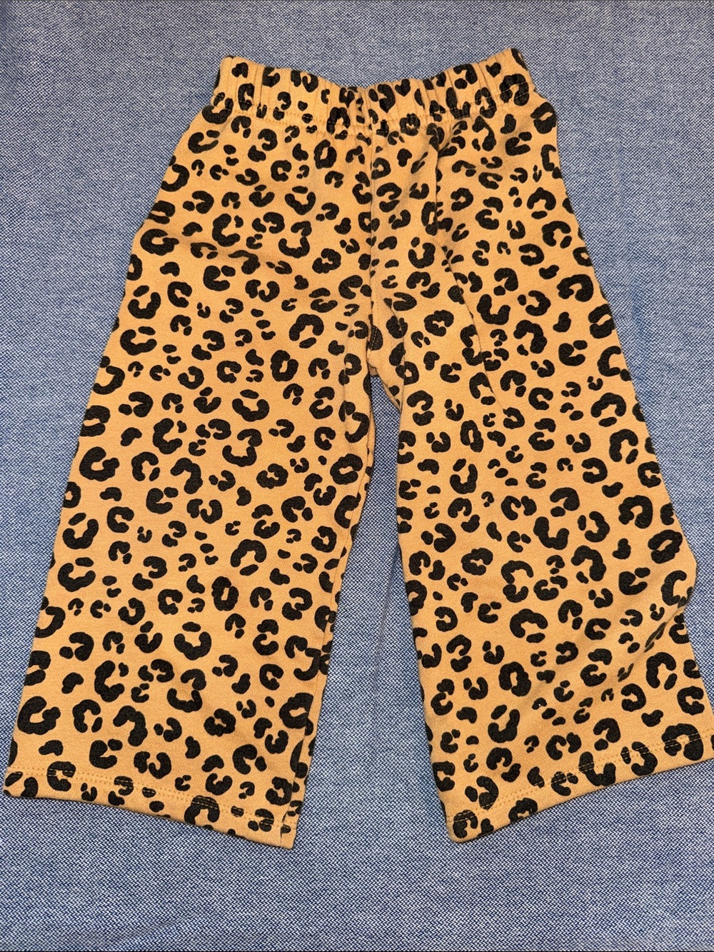 Garanimals Mustard Yellow and Black Leopard Print Joggers